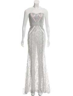 Badgley Mischka Lace Evening Gown