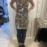 Tom Ford Sleeveless Mirror Embellished Short Dress — image 2