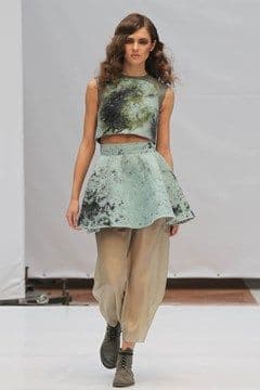 Krasilnikova Green 2014 Skirt Set