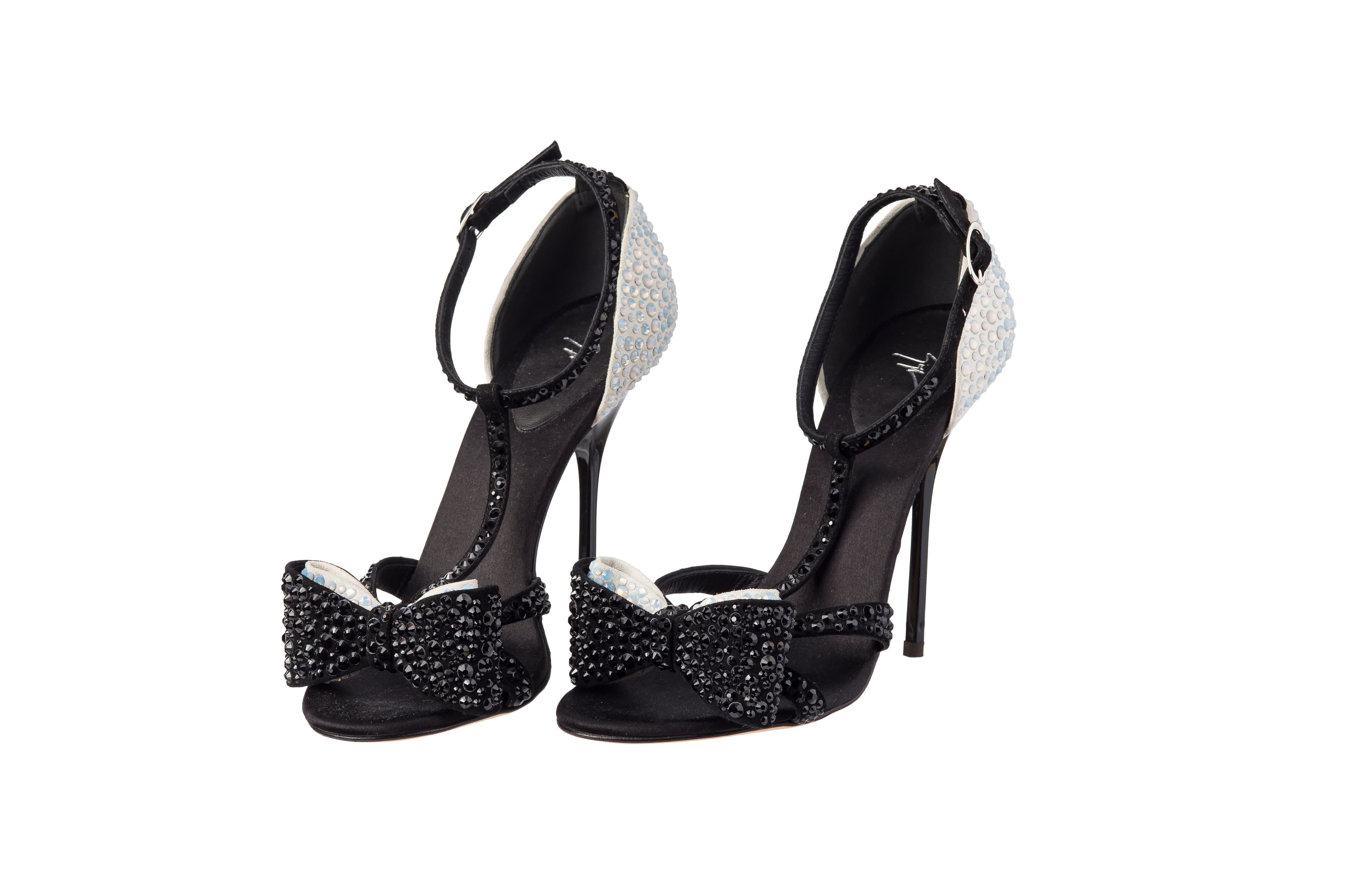 Sequin Bow Heels