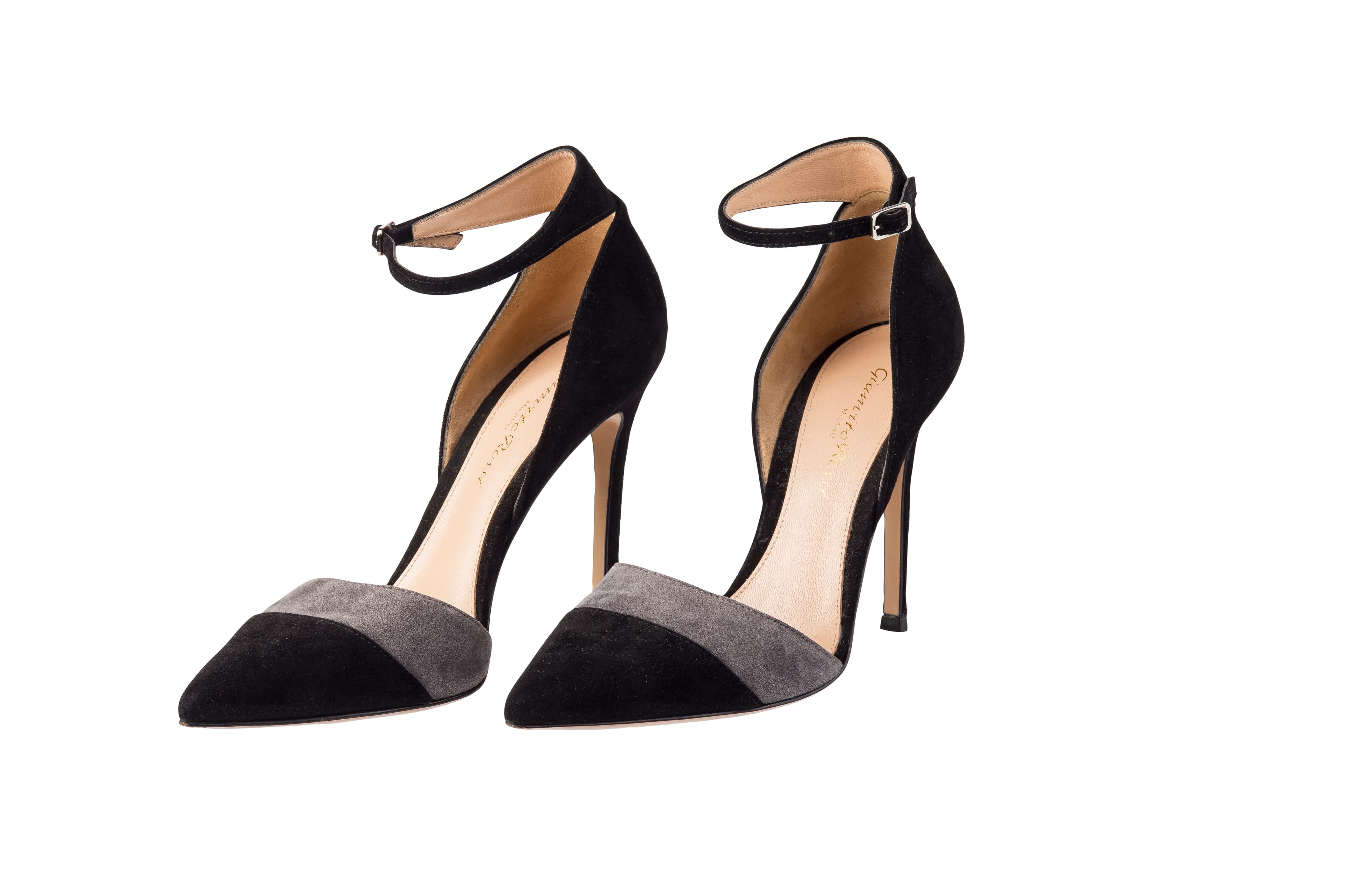 Gianvito Rossi Two Toned Suede Pump