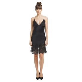 Christian Dior Silk Lace Detail Slip Mini Dress — image 2