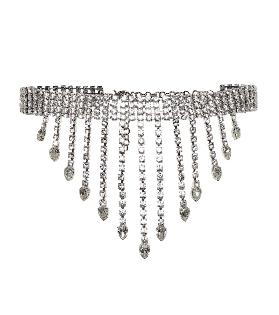 Alessandra Rich Crystal-embellished Belt