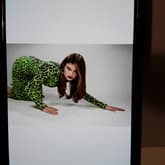 Tom Ford Neon Green Leopard Hooded Dress — image 1