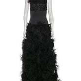 Escada Embellished Silk A-line Gown — image 1