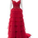 Gemy Maalouf Embellished Tiered Gown — image 1