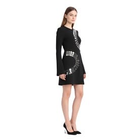 David Koma Mirrored Circle Embellished Mini Dress — image 6
