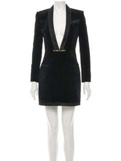 Balmain Velvet Mini Dress