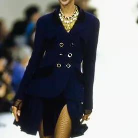 Chanel Vintage F/W 1991 Velvet-trimmed Skirt Suit — image 2