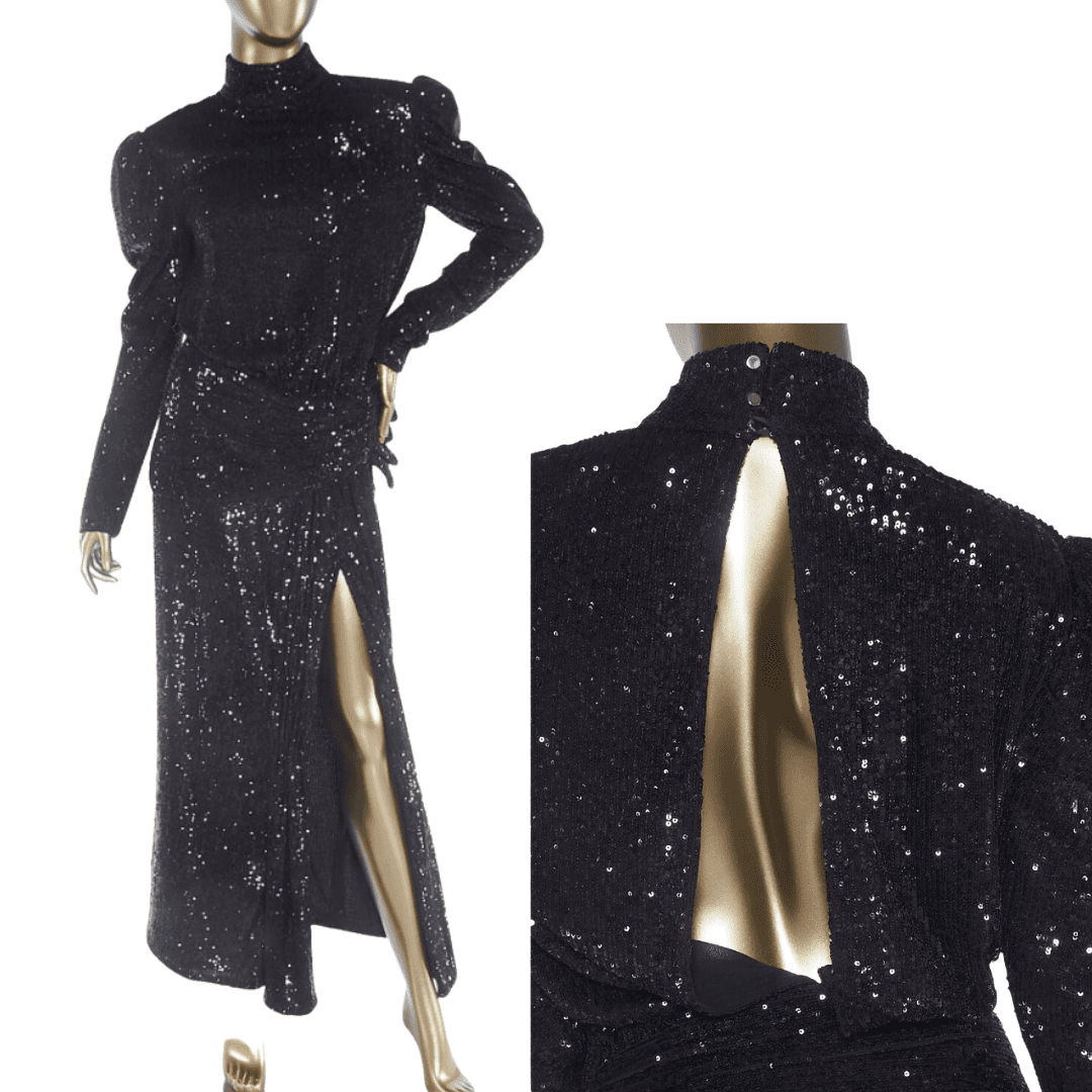Raisa Vanessa Sequined Techno Dress