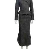 Alaïa Denim Midi Skirt Suit — image 1