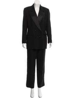 Christian Dior Wool High-rise Pantsuit