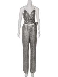 Badgley Mischka Sequin Pant Set