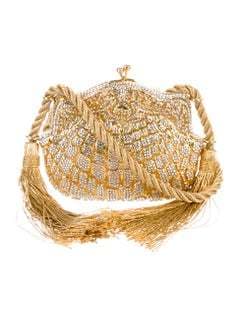 Judith Leiber Crystal Embellished Kiss-lock Evening Bag