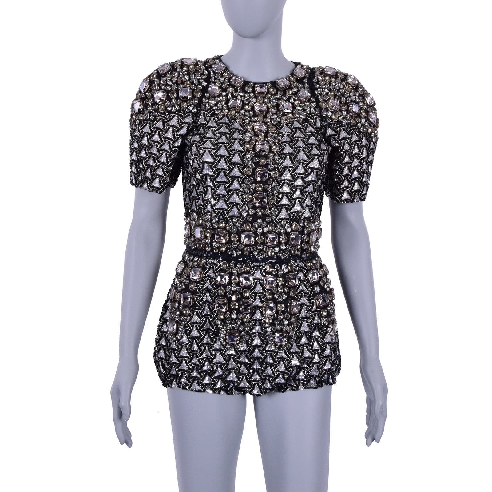 F/s 2014 Dolce & Gabbana Crystal / Jewels Romper Runway