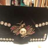Gucci Black Velvet Bag — image 1