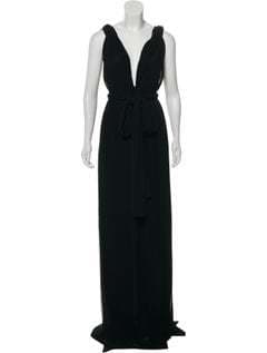 Victoria Beckham Pleated Evening Gown