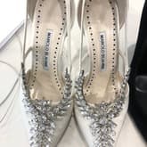 Manolo Blahnik White Pumps — image 1