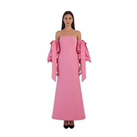 Carolina Herrera Long Sleeve Strapless Gown — image 3