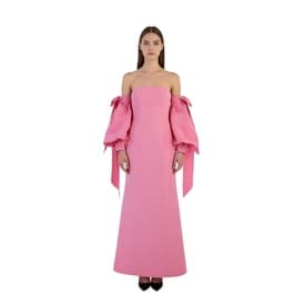 Carolina Herrera Long Sleeve Strapless Gown — image 4