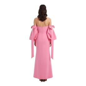 Carolina Herrera Long Sleeve Strapless Gown — image 6