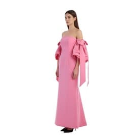 Carolina Herrera Long Sleeve Strapless Gown — image 7