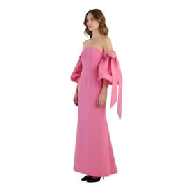 Carolina Herrera Long Sleeve Strapless Gown — image 8