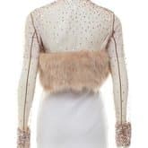 J. Mendel Fox Fur-accented Bolero/ Jacket — image 3