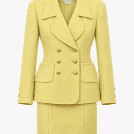 Chanel Cruise 1996 Vintage Wool Tweed Skirt Suit — image 3