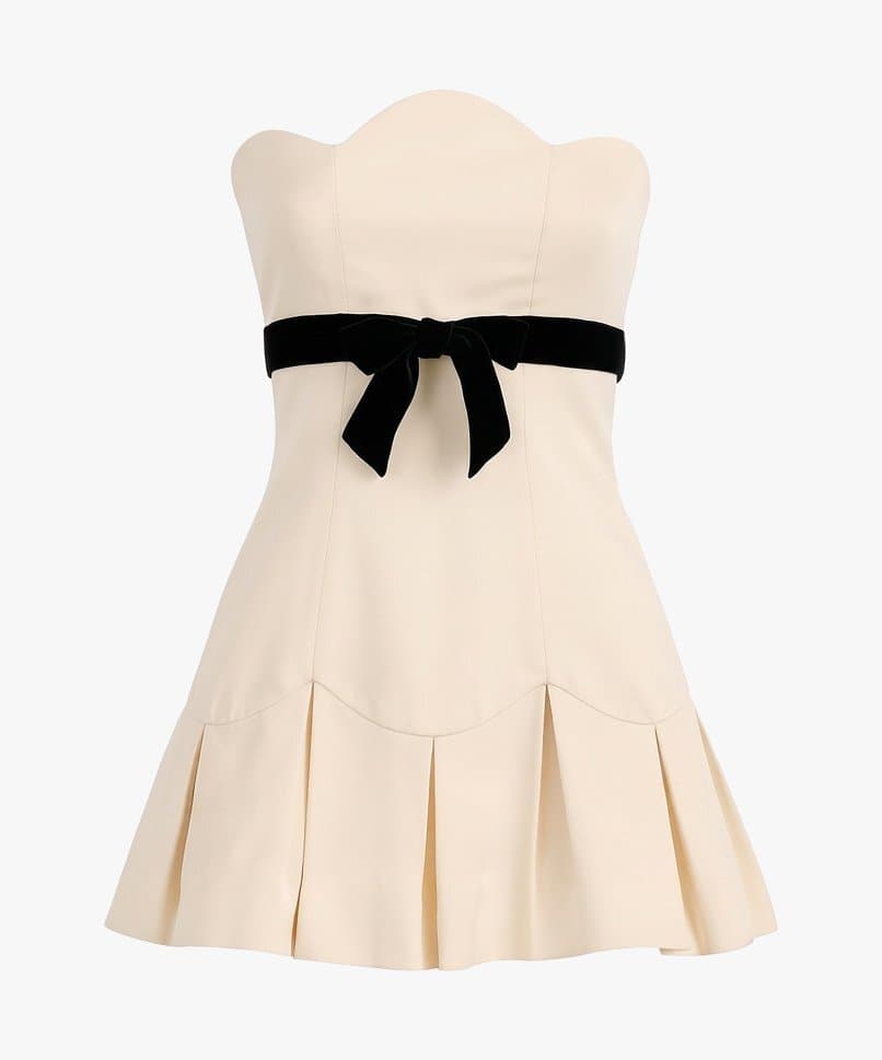 Vintage Chanel Bow Detail Cocktail Dress