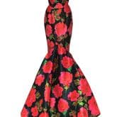 Richard Quinn Strapless Floral-print Gown — image 1