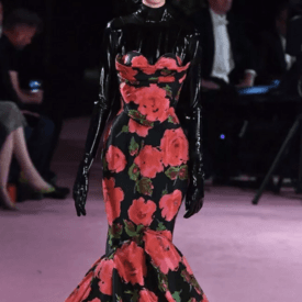 Richard Quinn Strapless Floral-print Gown — image 2