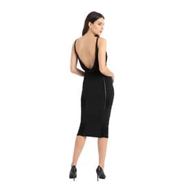 Gucci Plunging Black Bodycon Dress — image 5
