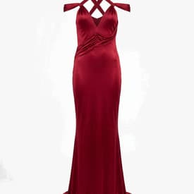 Gucci Tom Ford Fw 2003 Silk Criss-cross Gown — image 1