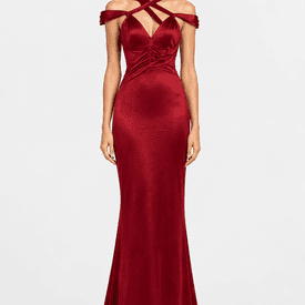 Gucci Tom Ford Fw 2003 Silk Criss-cross Gown — image 2