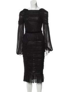 Tom Ford Ruched Midi Dress
