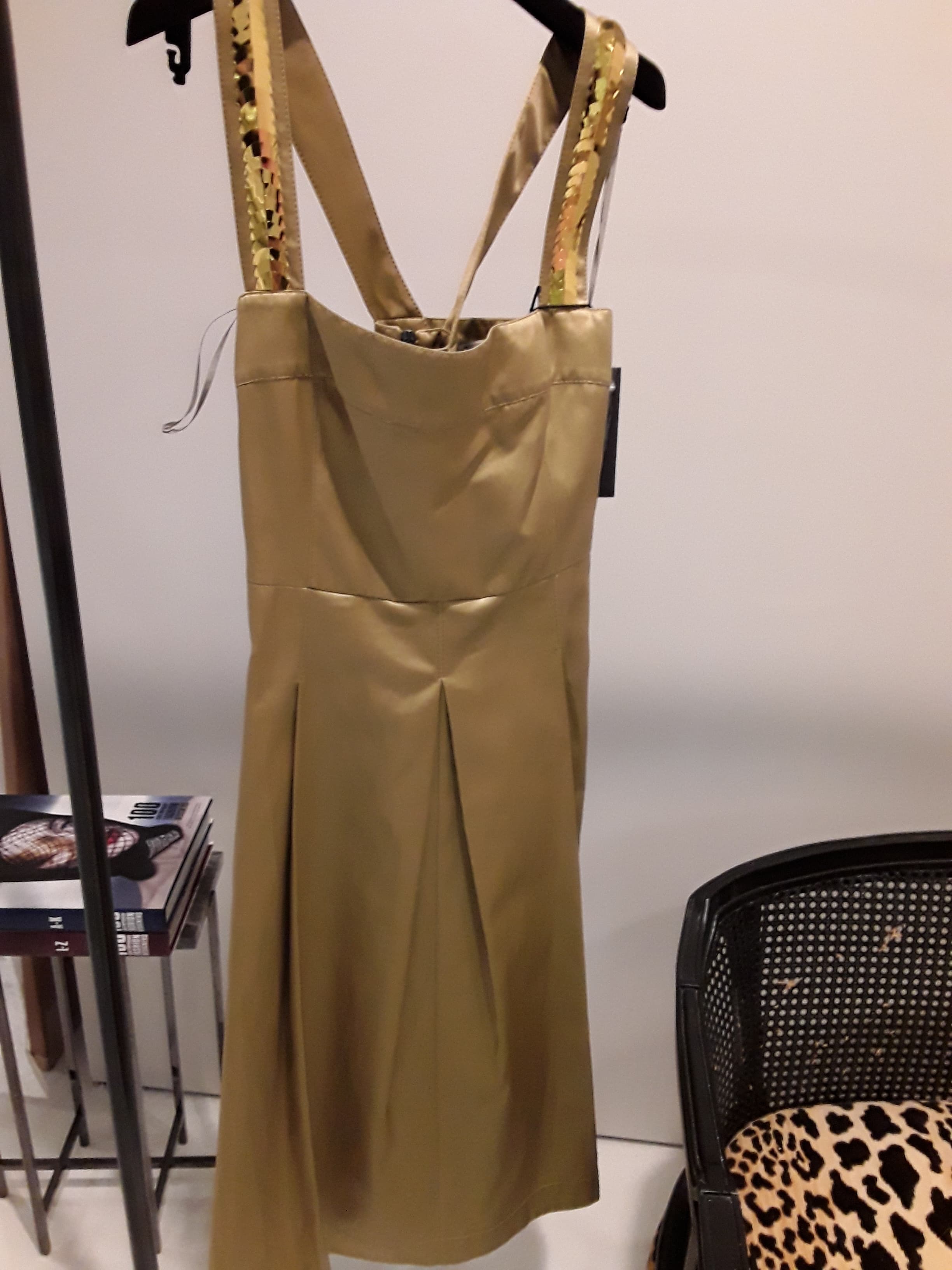 Bottega Veneta Embroidered Satin Dress