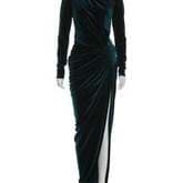 Alexandre Vauthier Velvet Maxi Dress — image 1