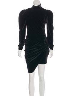Alexandre Vauthier Velvet Midi Dres