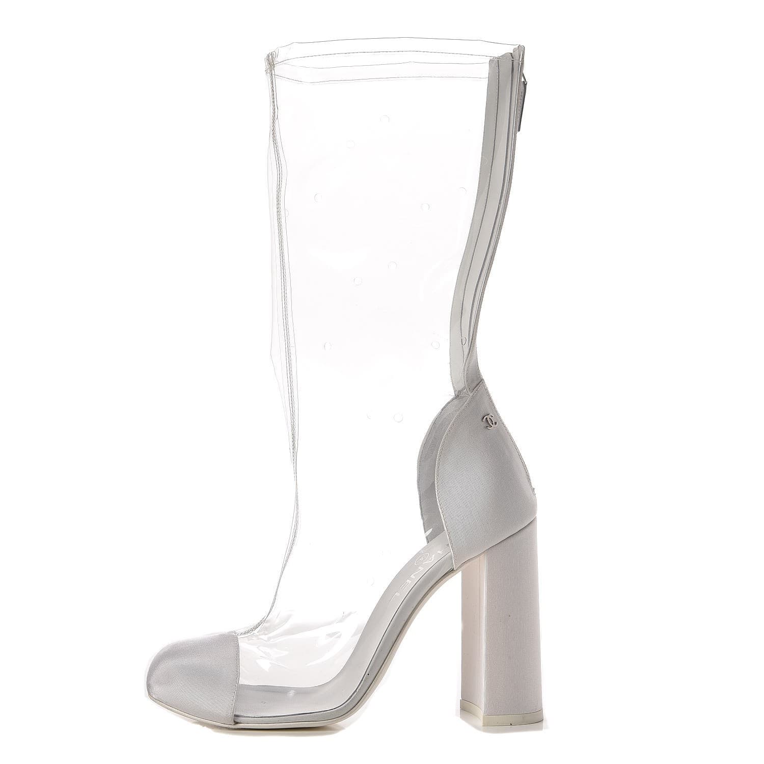 Chanel Pvc Boots
