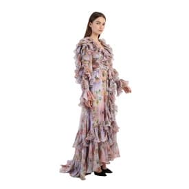 Marc Jacobs Ruffled Floral-print Silk Wrap Dress — image 7