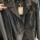 Tom Ford Croc Embossed Black Jacket — image 2