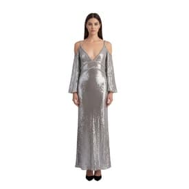 Jenny Packham Sequin Cold Shoulder Dress — image 2