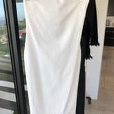 Tom Ford Strapless White Crepe Dress — image 1