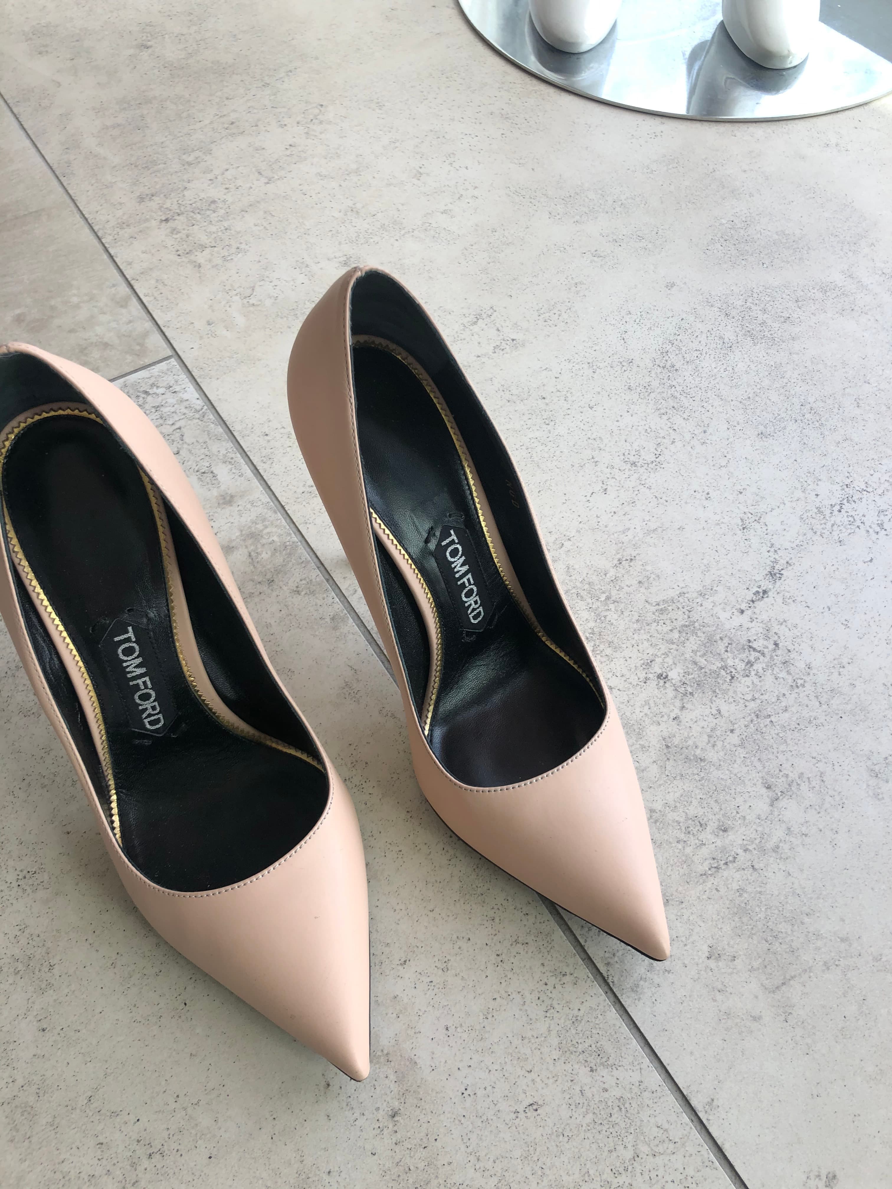 Tom Ford Tan Pointed Heels