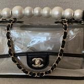 Chanel Spring 2019 Sand By The Sea Pvc Flap Bag With Pearl Detail — image 1