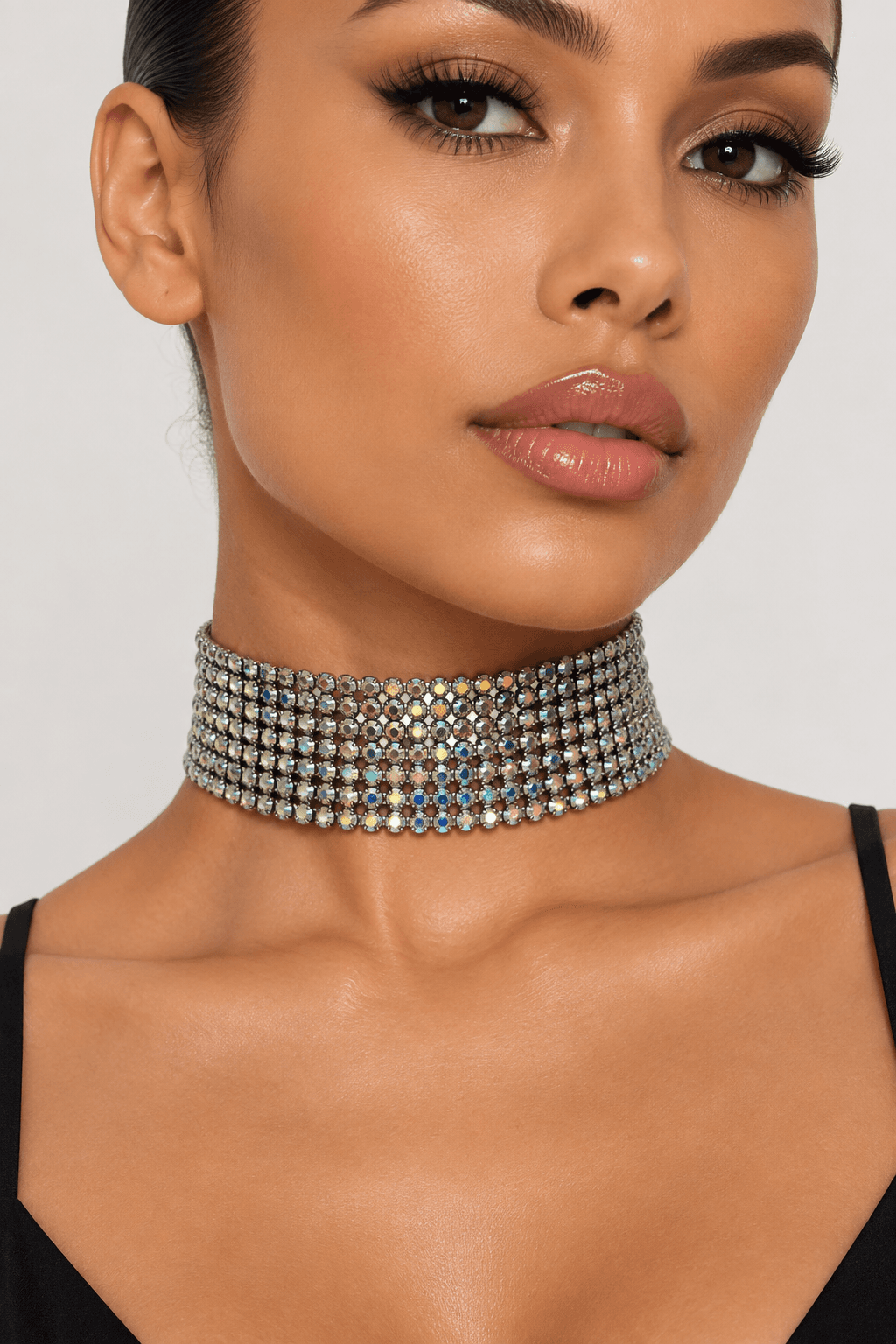 Dolce & Gabbana Crystal Embellished Choker/ Necklace