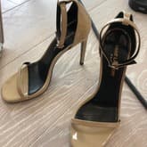 Saint Laurent Nude Ankle Strap Sandals — image 1