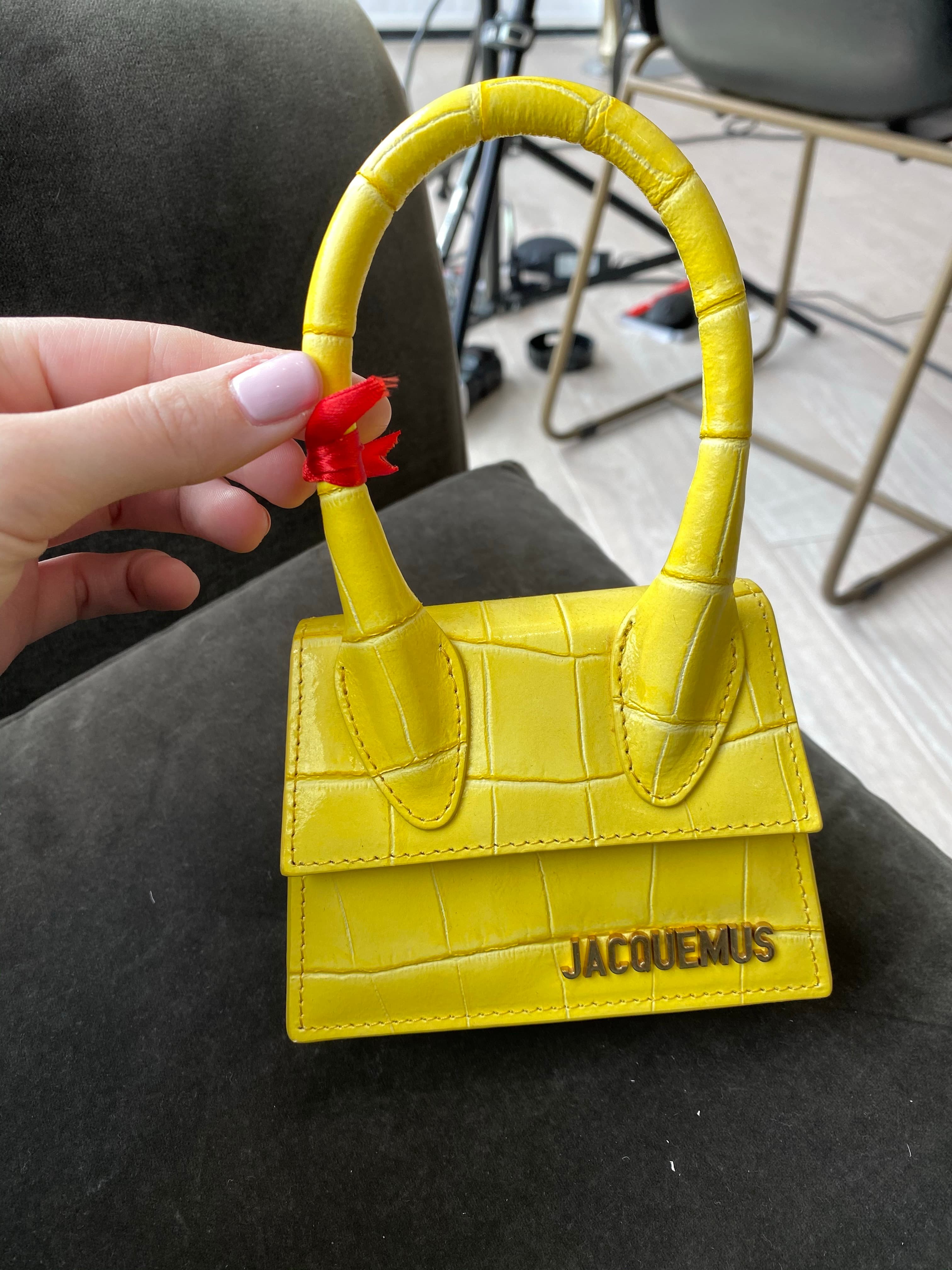 Jacquemus Yellow Micro Mini Bag