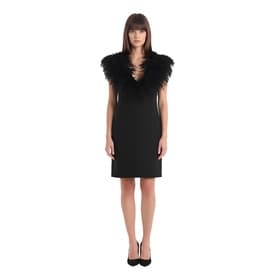 16 Arlington Yasmin Feather Trimmed Mini Dress — image 2